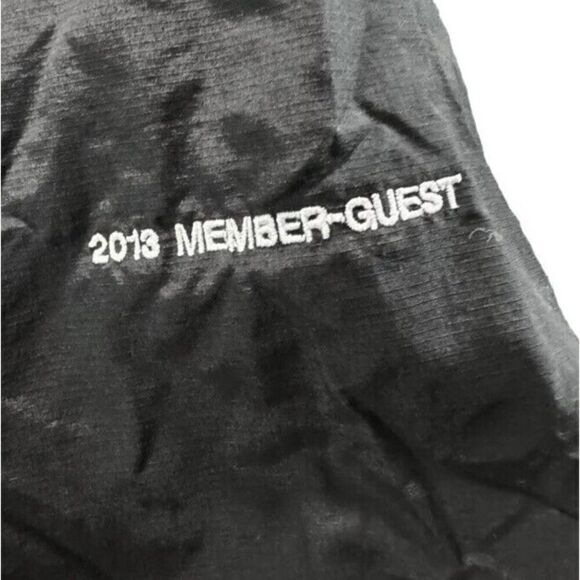 FJ‎ FootJoy Windbreaker Mens M Black Windshirt Half Zip Golf Short Sleeve Jacket - Picture 6 of 10